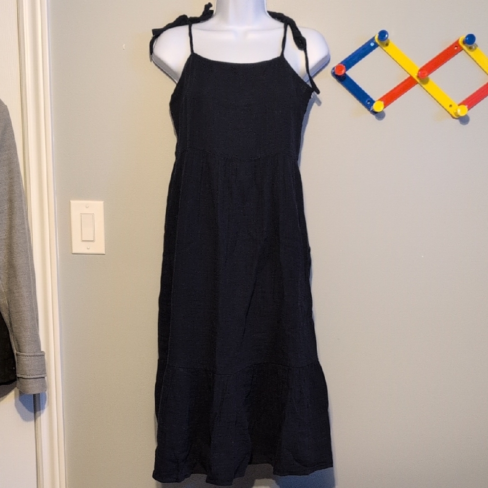 GAP Blue Casual Sleeveless Dress